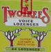 Slippery Elm Lozenges - Two Trees Voice Lozenges - Soothes and Reduces Swelling.